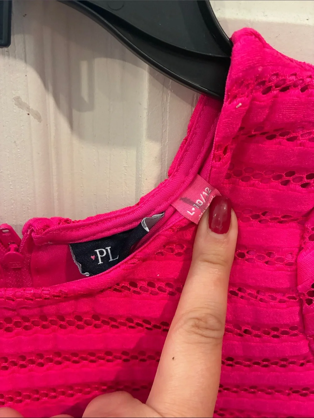 Children’s Place Girls Hot Pink Fit-and-Flare Dress